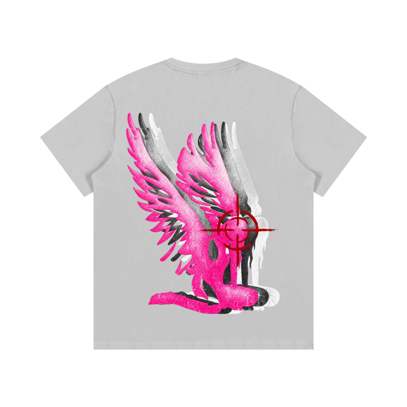 Triple Tri-color wave ANGEL tee