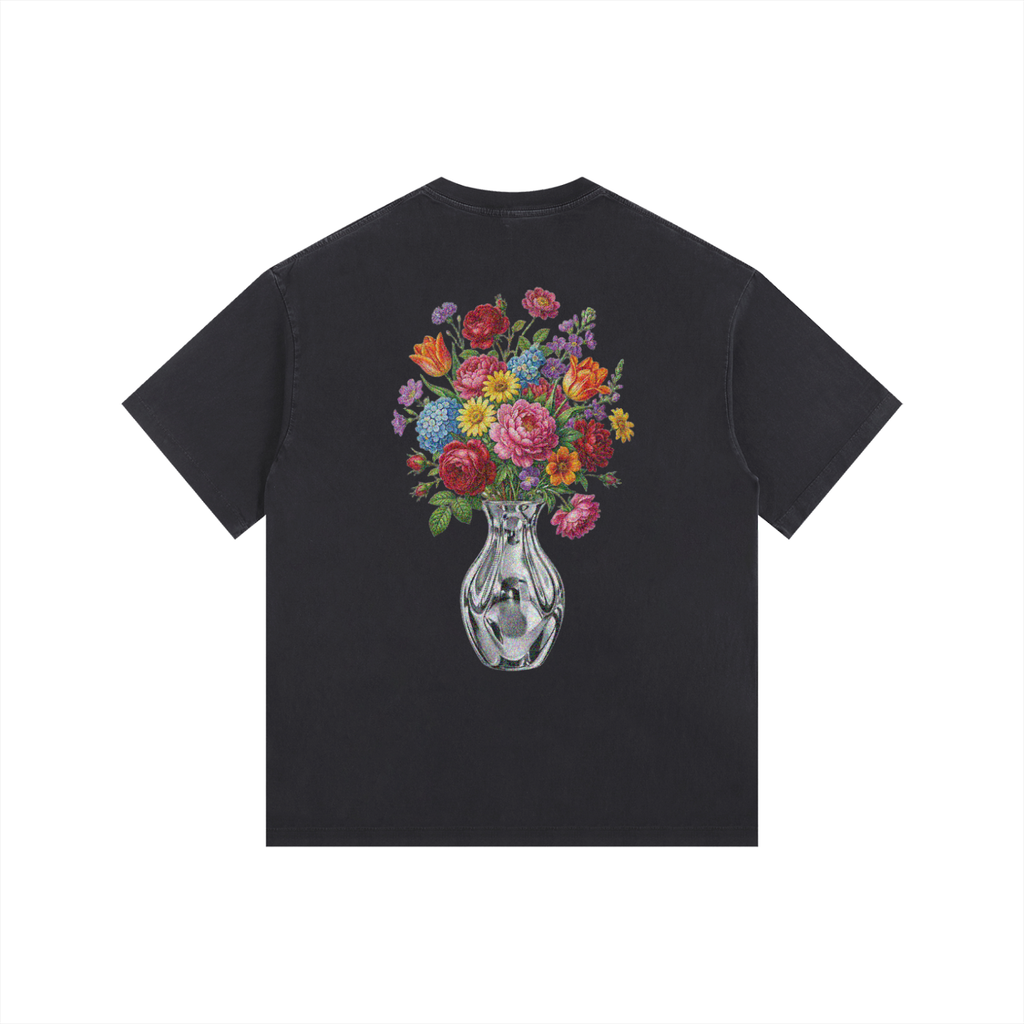 Vintage Washed Oversized Cotton T-Shirt